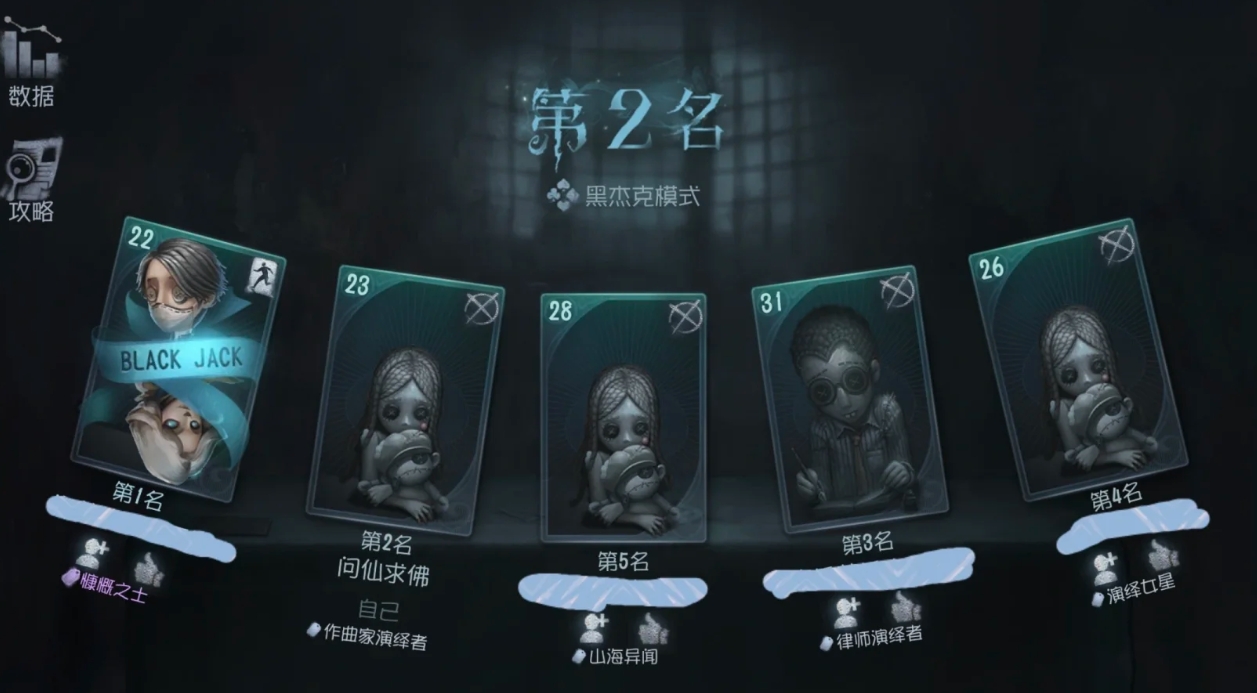 第五人格黑杰克求生者和屠夫選什么