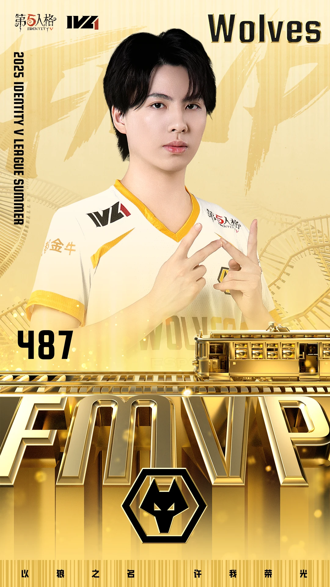 恭喜成都Wolves戰(zhàn)隊奪得《第五人格》2025年IVL夏季賽總冠軍
