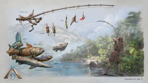 《方舟2》公布多張概念圖，生物裝備、建筑、釣魚玩法首曝
