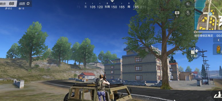 荒野行動開車怎么開鏡