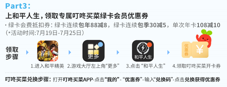 想吃雞，就上叮咚！「叮咚買菜」攜手《和平精英》打造聯(lián)名能量包