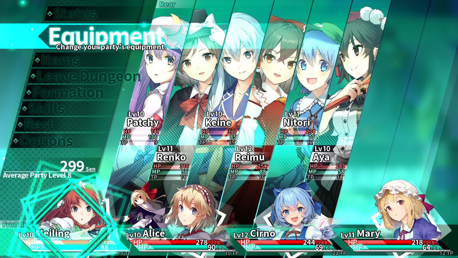 東方Project同人DRPG《東方的迷宮Tri 》Steam頁面公布，不支持中文！