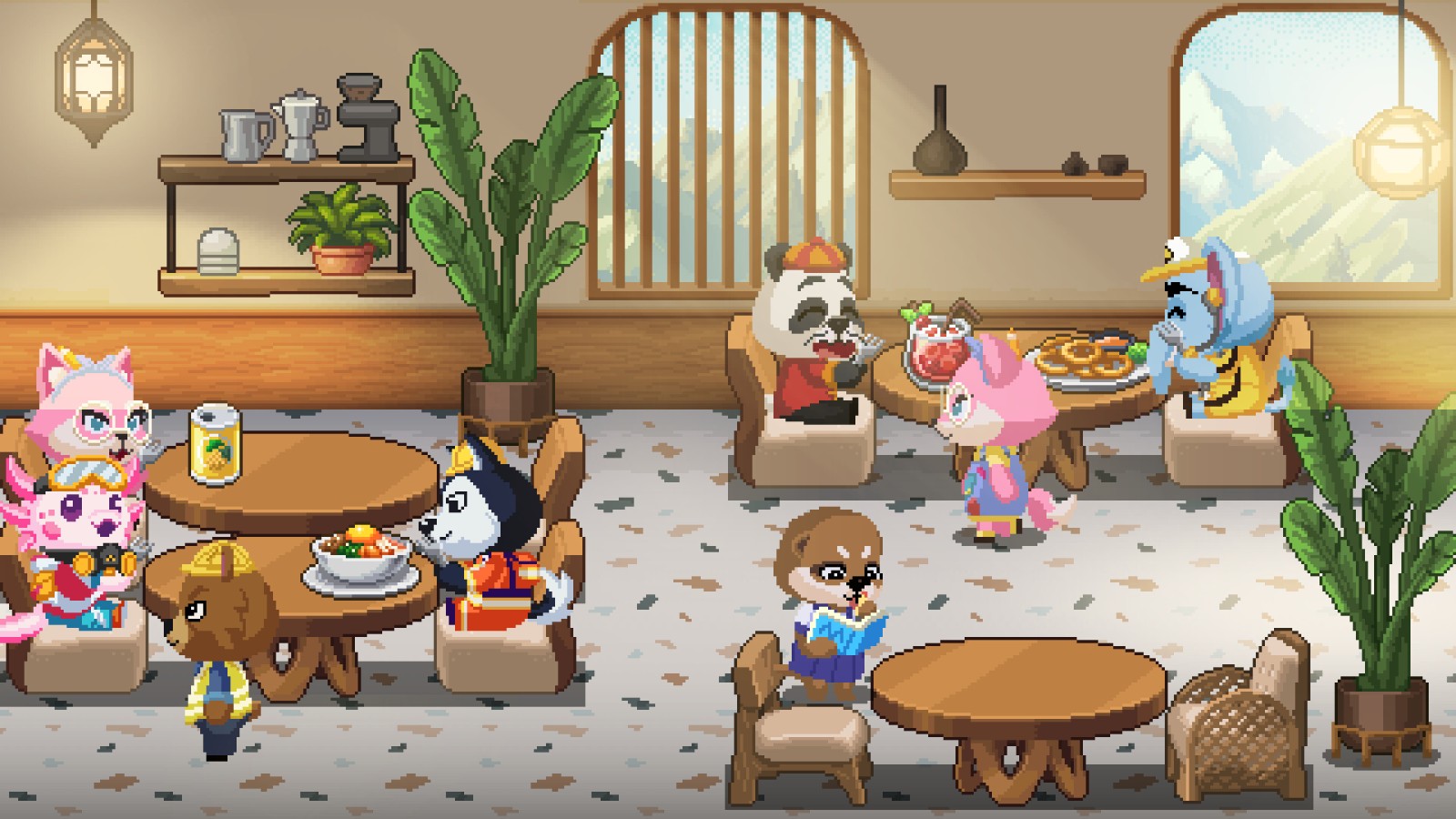 溫馨餐廳管理游戲《Not Monday Cafe》Steam頁面開放，發(fā)售日期待定！
