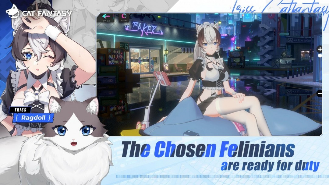 貓娘手游《貓之城》Steam頁面開放，年內(nèi)發(fā)售！