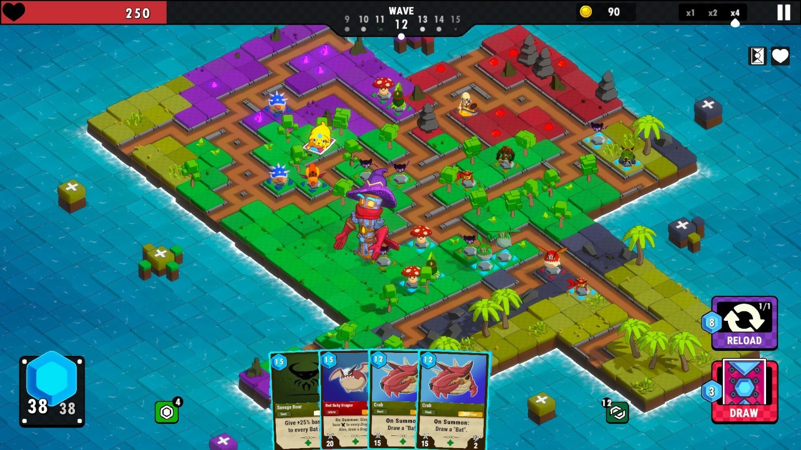 卡牌塔防游戲《預(yù)言之牌》Steam頁面公布，不支持中文！