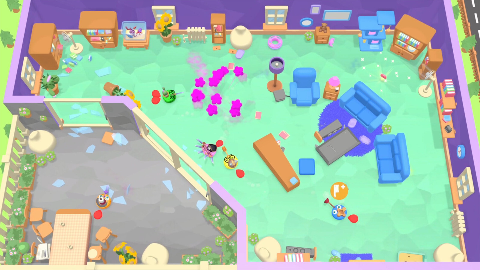派對(duì)亂斗游戲《瘋狂吸塵器》Steam頁(yè)面公布，發(fā)售日期待定！
