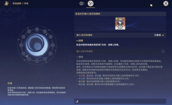 原神月兆增益效果是什么-月兆增益效果介紹