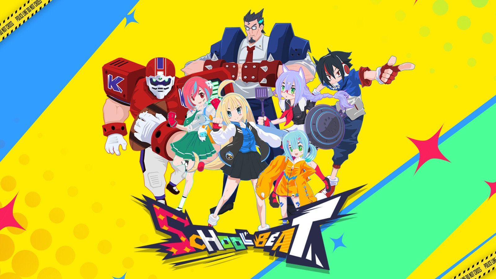 清版街機(jī)動(dòng)作游戲《School Beat》Steam頁(yè)面開(kāi)放，發(fā)售日期待定！