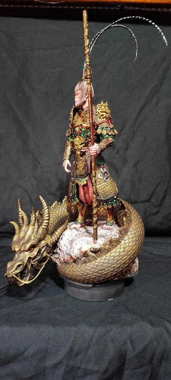玩家自制《黑神話》金龍3D模型：細節(jié)豐富 金龍超帥!
