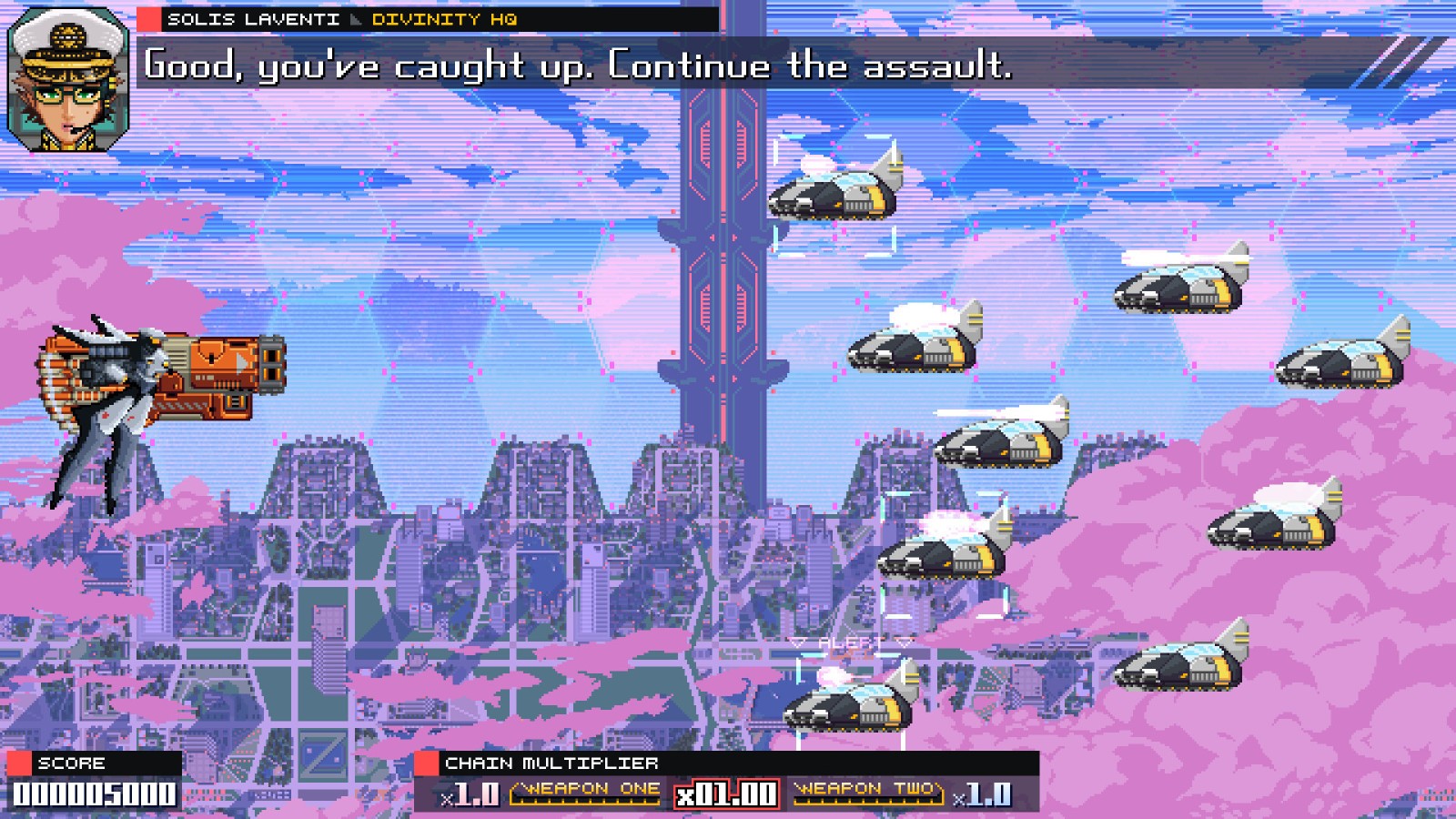 橫板機甲飛行射擊游戲《VISEGUNNE》Steam頁面開放，發(fā)行日期待定！